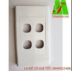 Mặt 4 lỗ chứa hạt công tắc E184X