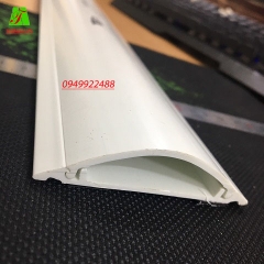 Ống luồn dây dạng bán nguyệt D50  TRẮNG (50*12)