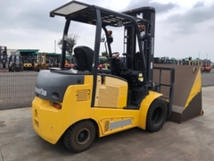 Xe nâng điện 3 tấn komatsu nâng cao 5,5 mét càng gật gù