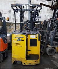 Xe nâng điện đứng lái 1.3 tấn nâng cao 4 mét