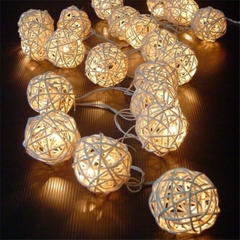 Rattan Ball colorful for decoration