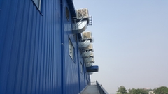 Lắp đặt hệ thống máy làm mát nhà xưởng bao bì Thái Dương - Hưng Yên