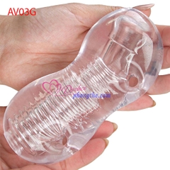 Âm đạo giả silicone trong suốt giá rẻ cho nam thủ dâm