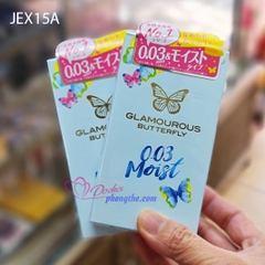 Bao cao su Jex Butterfly Moist 0,03 siêu trơn cực siêu mỏng