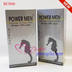 Bao cao su Power Men Longer Plus trị xuất tinh sớm hiệu quả