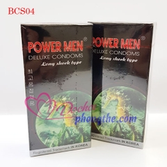 Bao cao su cá ngựa Power Men Long Shock