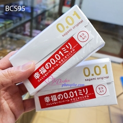 Bao cao su Sagami Original 0,01mm cực siêu siêu mỏng