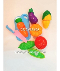 Đồ chơi cắt hoa quả bằng nhựa cho bé loại đẹp 8 chi tiết giá tốt
