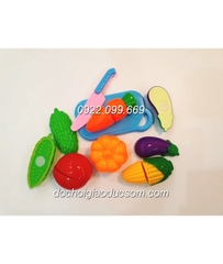 Đồ chơi cắt hoa quả bằng nhựa cho bé loại đẹp 8 chi tiết đẹp