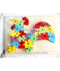 Bảng ghép hình puzzle bảng chữ cái nối tiếp LOẠI DÀY ĐẸP giá rẻ, chất lượng