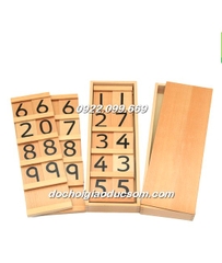 Bảng hàng chục loại to có hộp đựng -  Giáo cụ Montessori (Teens & Tens Board)