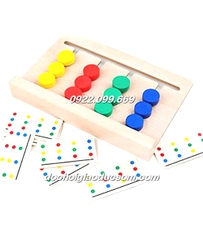 Four color game - Đồ Chơi Rèn Luyện Trí Tuệ Phát Triển Tư Duy Logic - Giáo Cụ Montessori giá tốt