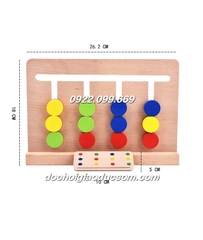 Four color game - Đồ Chơi Rèn Luyện Trí Tuệ Phát Triển Tư Duy Logic - Giáo Cụ Montessori giá rẻ