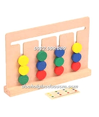 Four color game - Đồ Chơi Rèn Luyện Trí Tuệ Phát Triển Tư Duy Logic - Giáo Cụ Montessori gia tốt