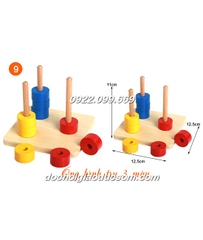 Bộ 20 món giáo cụ Montessori 0-3 tuổi giá rẻ, chất lượng