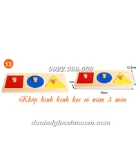 Bộ 20 món giáo cụ Montessori 0-3 tuổi giá rẻ, chất lượng, hàng đẹp