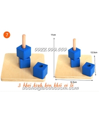 Bộ 20 món giáo cụ Montessori 0-3 tuổi chất lượng, giá rẻ