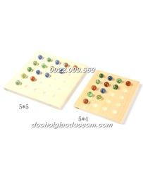 Gắp bi luyện vận động tinh - giáo cụ Montessori hàng đẹp, giá rẻ