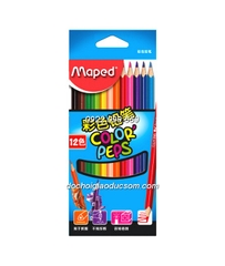 Bút chì màu tam giac MAPED 12 màu