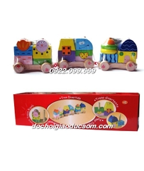 Đoàn tàu vui vẻ học hình dạng màu sắc - fun train