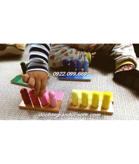 Bộ phân biệt màu 4 cấp độ - Giáo cụ Montessori