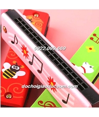 Kèn Harmonica gỗ - đồ chơi âm nhạc cho bé hàng đẹp, chất lượng