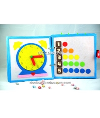 Number book Quiet book - sách vải thực hành kỹ năng