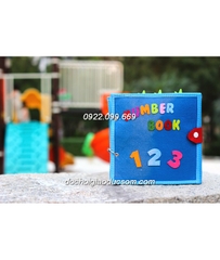 Number book Quiet book - sách vải thực hành kỹ năng