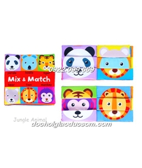 sách vải mix match ghép hình hàng chuẩn, giá rẻ, chất lượng