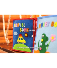 Sách vải handmade SKILL QUIET BOOK phát triển kỹ năng cho bé
