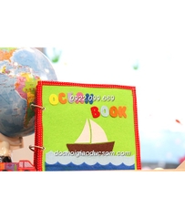 Sách vải handmade OCEAN QUIET BOOK phát triển kỹ năng cho bé