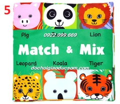 sách vải mix match ghép hình hàng chuẩn, giá rẻ, chất lượng