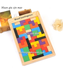 Tangram Puzzle gỗ 40 chi tiết