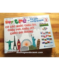 Combo FLASHCARD cờ các quốc gia trên thế giới - khổ A5