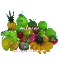 Set 20 trái cây hoa quả nhựa TO ĐẸP cho các bé mầm non - kích thước tương đương hoa quả thật rẻ