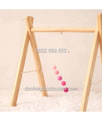 Bộ chuyển động Gobby treo nôi cũi kích thích thị giác montessori cho bé size to màu xanh dương