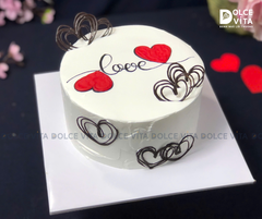 1056 Bánh trang trí trái tim dành tặng tình yêu