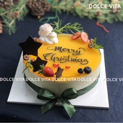 N004 Passion Fruit Mousse (Christmas cake - Bánh giáng sinh/ Noel)