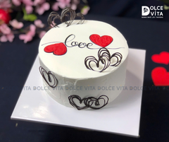 1056 Bánh trang trí trái tim dành tặng tình yêu
