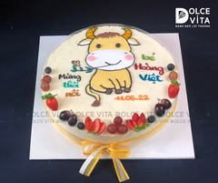 966 (60) Bánh vẽ chú trâu gặm hoa