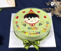 1044 Matcha Yogurt vẽ hình bé trai