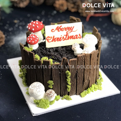 N014 (60-80-100-130) Brownie (Bánh gốc cây giáng sinh/ Christmas/ Noel)