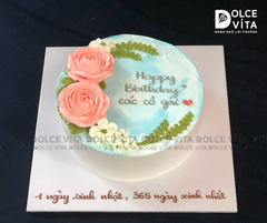 937 (60) Bánh bắt hoa hồng tone màu pastel nhẹ nhàng