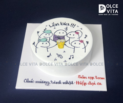 560 (40) Bánh vẽ bàn nhậu - lên bia - nâng ly vui vẻ