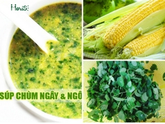 Soup chùm ngây - ngô thơm ngon lạ miệng