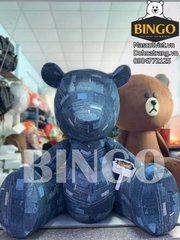 Gấu Bông Khổng Lồ Denim Bear