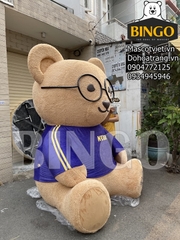 Gấu bông nerdy trưng bày