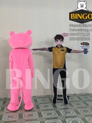 Đặt Thuê Mascot Báo Hồng