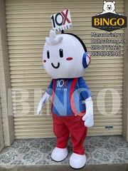 Mascot cậu bé 10x English