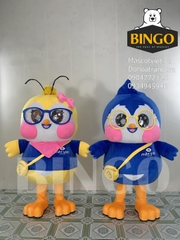 Mascot chim vành khuyên Mắt Việt